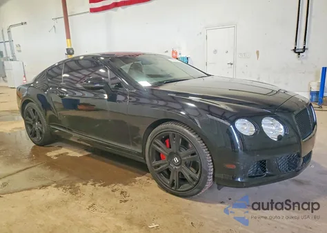 2012 Bentley Continental Gt из США, поврежденный, VIN SCBFR7ZA3CC074023